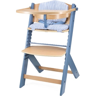 KinderKraft Столче за хранене KinderKraft - Enock, с възглавница, Nordic Breeze (NEW024743)