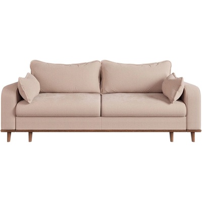 ROPEZ Бежов диван от рипсено кадифе 220 cm Beata - Ropez (Beata Sofa 4os. z f.spania tk. Fjord 23)