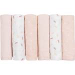 KikkaBoo Комплект муселинови кърпи Kikkaboo - Confetti, Pink, 30 х 30 сm, 6 броя (31103010079)