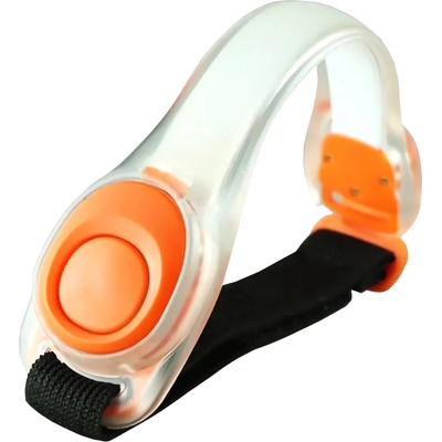 APT ZD101 Nastaviteľný popruh LED na ruku, oranžový