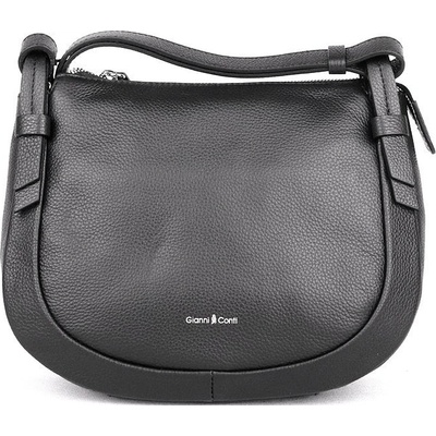 Gianni Conti malá /střední kožená crossbody kabelka 903 černá