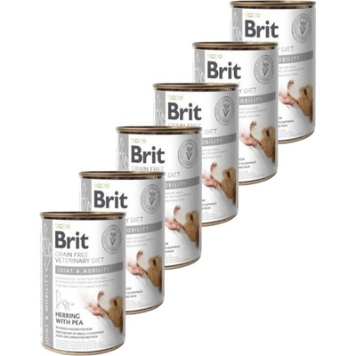 Brit Veterinary Diets GF Dog Joint & Mobility 6 x 400 g