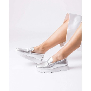 Wonders dámské mokasíny spona stříbrné