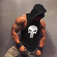 Motivated pánské tílko s kapucí punisher 383