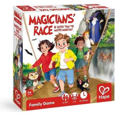 HaPe International Детска настолна игра Hape - Magicians' Race, 84 части (H4319)
