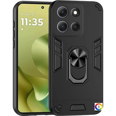 Motorola Калъф за Motorola Moto G86 5G / Power 5G , Въртящ се Стенд - Черен, [Тъмносин/Зелен] | Anti-Drop PC+TPU, Магнитен Държател за Кола