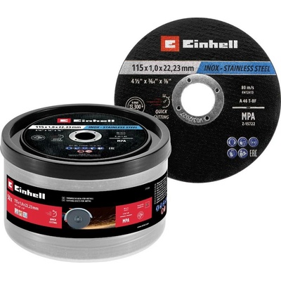 Einhell 711526 sada řezných kotoučů 115 mm 50 ks kov, nerezová ocel, ocel, list