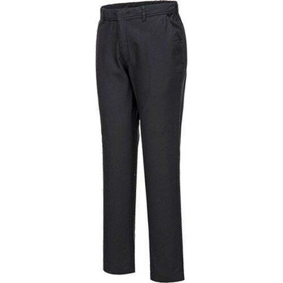 Portwest Stretch Slim Chino kalhoty zkrácené černá