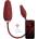 Viotec Flora Wearable Vibrator with App Control Gold & Wine Red