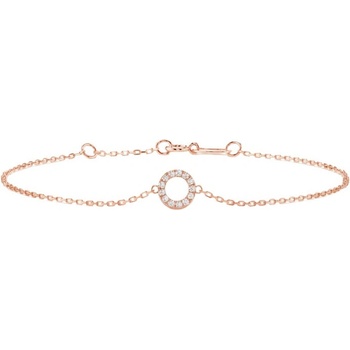 Cara Diamanti Гривна с диаманти от розово злато Cara Diamanti K105-10015R (K105-10015R)