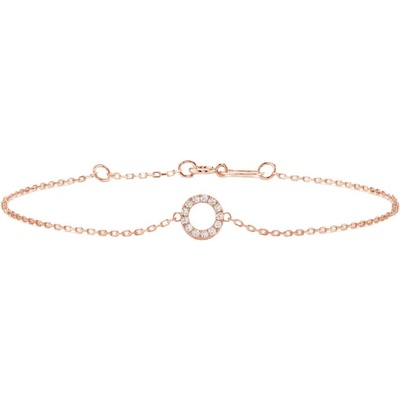 Cara Diamanti Гривна с диаманти от розово злато Cara Diamanti K105-10015R (K105-10015R)