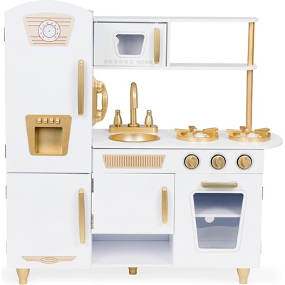 ECOTOYS Голяма дървена детска кухня с аксесоари 7267 ECOTOYS, 74 x 30 x 95, 5см (7267)