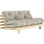 Karup Design Сиво-бежов ленен разтегателен диван 160 cm Roots - Karup Design (123100914160)