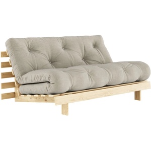 Karup Design Сиво-бежов ленен разтегателен диван 160 cm Roots - Karup Design (123100914160)