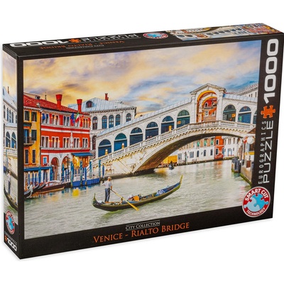 EUROGRAPHICS Пъзел Eurographics от 1000 части - Мост Риалто, Венеция (60000766)