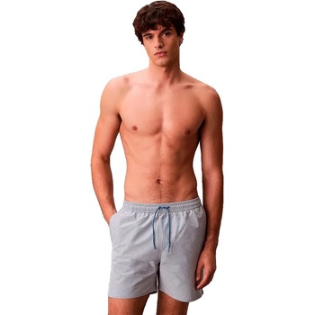 Calvin Klein Бански гащета Calvin klein LV00N61040 swimming boxer - Grey (Liberty Blue / White)