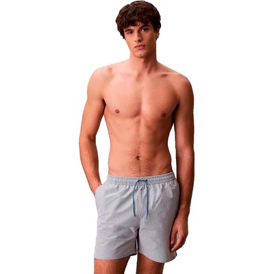 Calvin Klein Бански гащета Calvin klein LV00N61040 swimming boxer - Grey (Liberty Blue / White)