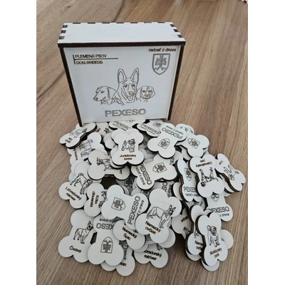 Danson - Puzzle Drevené pexeso Plemená psov - 1 - 39 piese