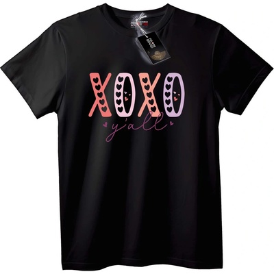 NOONEBRAND Тениска XOXO Сърца - L, White