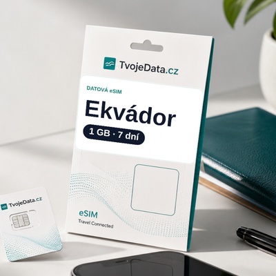 eSIM Ekvádor 1 GB / 7 dní - Ekvádor CKH305