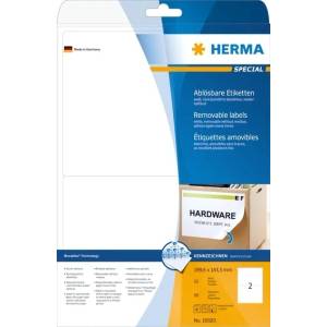 HERMA етикет подвижен 199, 6 x 143, 5 мм, 50 бр (10020)