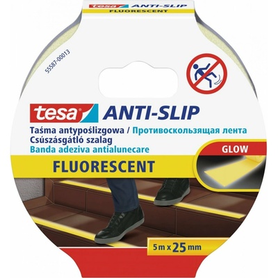 Tesa Protiskluzová samolepicí páska 5 m x 25 mm fluorescentní 55580-00013-11