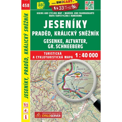 Jeseníky Praděd Králický Sněžník 1:40 000