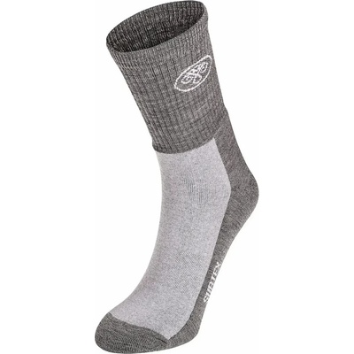 Surtex merino ponožky volný lem Šedá