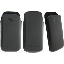 Pouzdro HDW-29556-001 BlackBerry Kožené Black Bulk pro 9100, 9105 Pearl