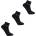 Everlast Мъжки чорапи Everlast 3 Pack Trainer Socks Mens - Black