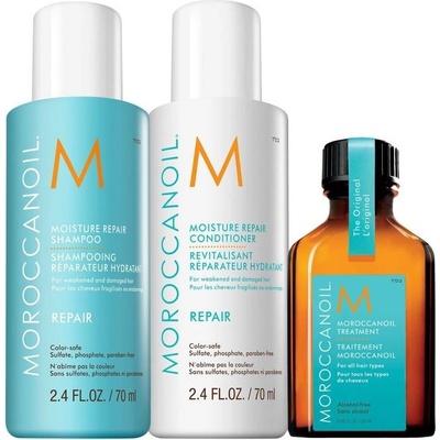 Moroccanoil Комплект Hair Repair + Moisture, 3 части
