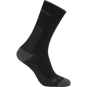 Icebreaker Мъжки туристически чорапи Icebreaker Merino Hike+ Ultralight Crew Walking socks - Black / Obsidian - размер 42-44 (EU) (201-9230-0112)