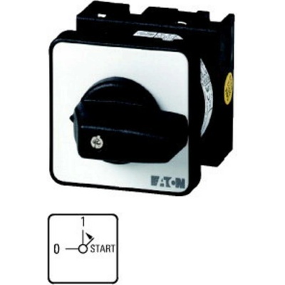 Eaton 019875 T0-1-15511/E spínač ZAP/VYP pro čelní upevnění otočný přepínač 1 x 90 ° 1 ks Single