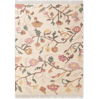 Elle Decoration Кремав ръчно изработен ютен килим 120x170 cm Roya Violette - Elle Decoration (106259-120x170)