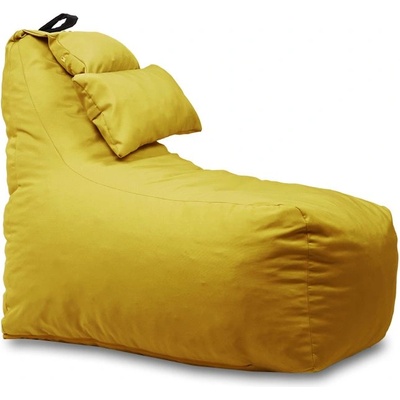 Pufrelax Пуф фотьойл и декортивна възглавница Mirraggio, водоустойчив, Yellow Quince