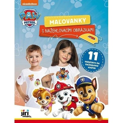 Jiri Models 4059-8 omalovánky s nažehlovacími obrázky Tlapková patrola/Paw Patrol