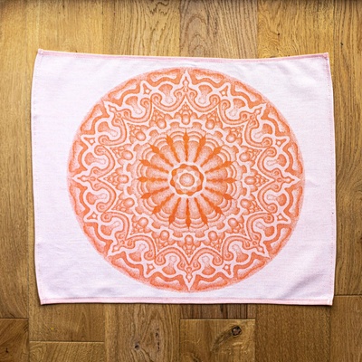 Mandalama Utěrka mandala oranžová – Sakrální čakra