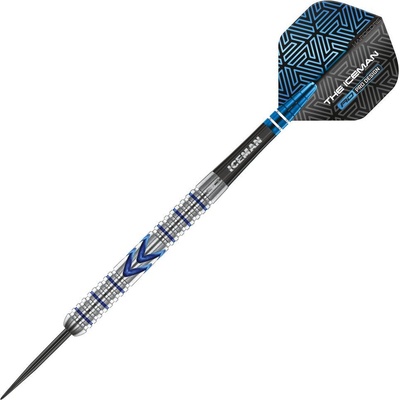 Sada steel šípok Red Dragon Gerwyn Price Iceman Midnight Edition 23g, 90% wolfram