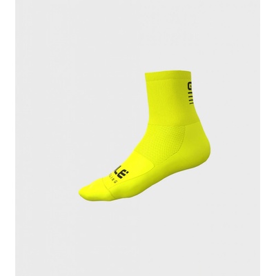 Alé Cycling Accessori letné cyklistické ponožky Strada 2.0 žlté fluo