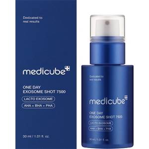 medicube One Day Exosome Shot Pore Ampoule 7500 интензивен серум с екзозоми и спикули за стягане на порите унисекс 30 мл