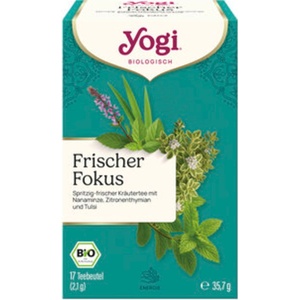 Yogi Tee Био Frischer Fokus - 17 пакетчета чай