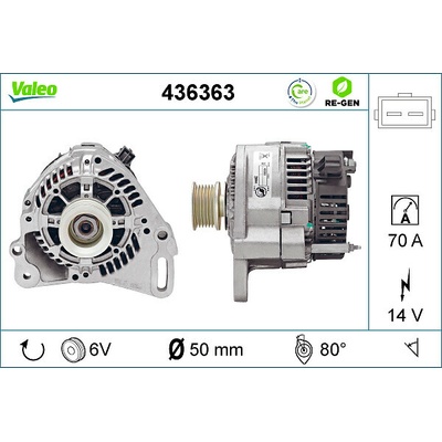 Alternátor VALEO 436363