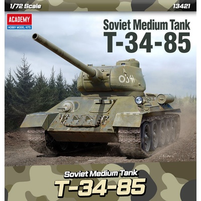 Academy T-34/85 sovětská armáda Model Kit tank 13421 1:72