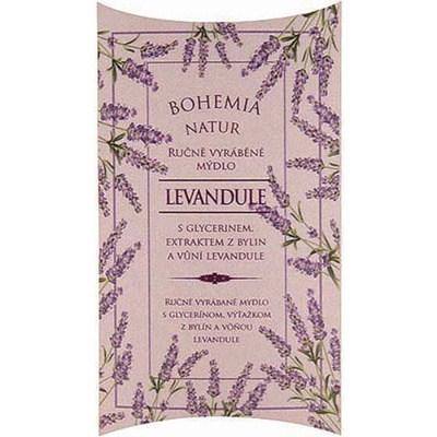 Bohemia Gifts & Cosmetics ručne vyrábané toaletné mydlo levanduľa 100 g