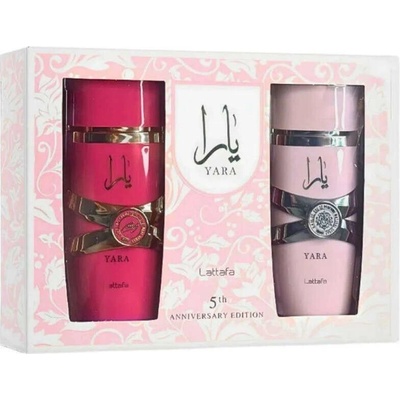 Lattafa Yara Lattafa Yara parfumovaná voda 100 ml + Lattafa Yara Candy parfumovaná voda 100 ml
