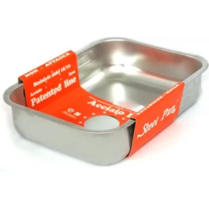 Steel Pan Sp-Тава правоъг. 40х28х7, 5см 18/10-НЕЗАЛЕПВАЩО ПОКРИТИЕ (011856)