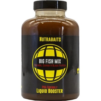 Nutrabaits Booster Big Fish Mix Salmon Caviar Black Pepper 500ml