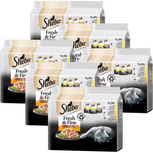 Sheba Fresh & Fine консерви за котки, пилешки избор 6 x (15 x 50 г)