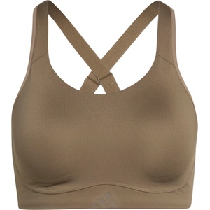 adidas Дамски спортен сутиен adidas Women's Optime Workout High Support Bra Sports bra - Khaki Six - размер XS (114-4090-0221)