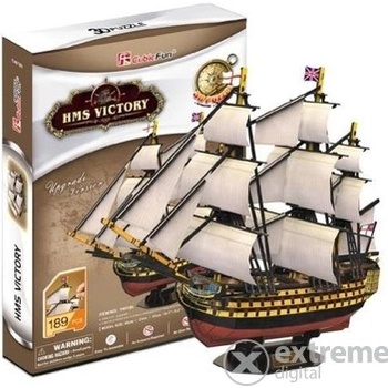CubicFun 3D puzzle Plachetnica HMS Victory 189 ks